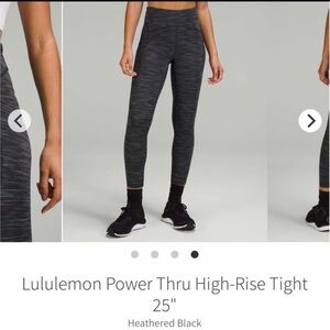 Lululemon Power Thru High-Rise Tight 25"